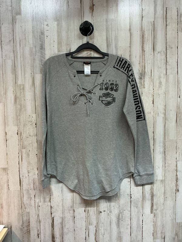 10180 HD Women's Grey 1903 Long Sleeve Top Medium