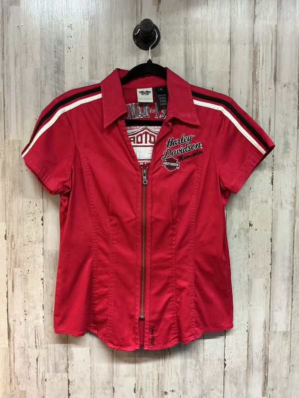 10180 HD Women's Red Mechanics Shirt Small