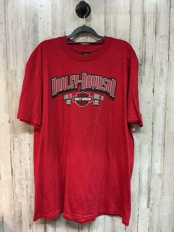 10059 HD Men's Red Love to Ride Tilley Tee X-Large