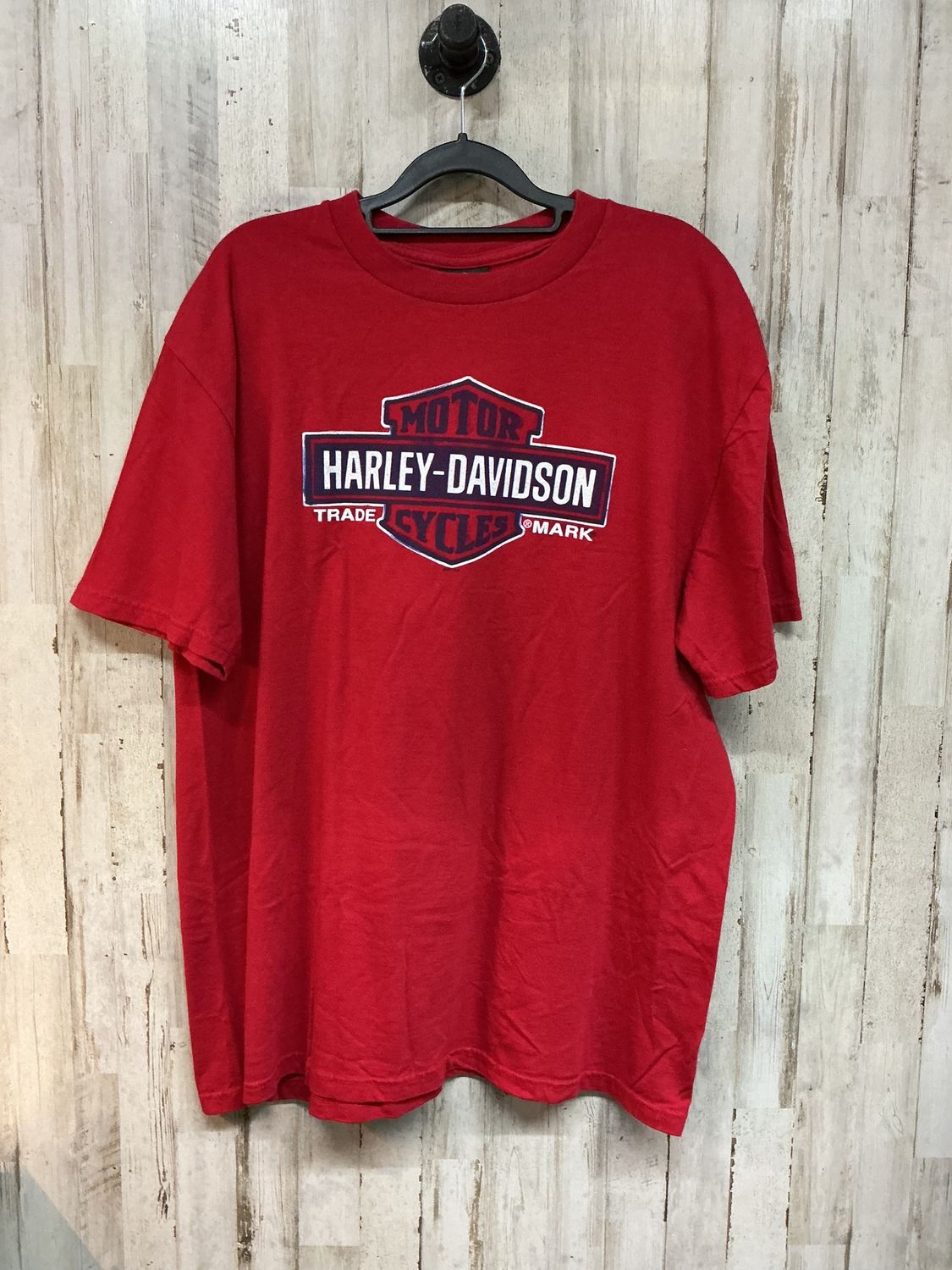 10059 HD Men's Red W/ Blue B&amp;S Tilley Tee X-Large