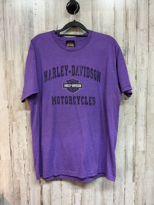 10184 HD Women's Purple B&amp;S T-Shirt Size Large