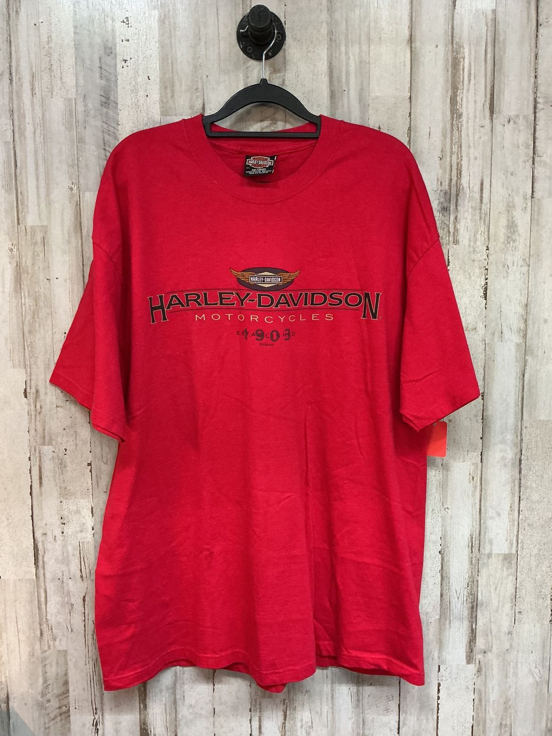 10059 HD Men's Red Hacienda T-Shirt Size XL