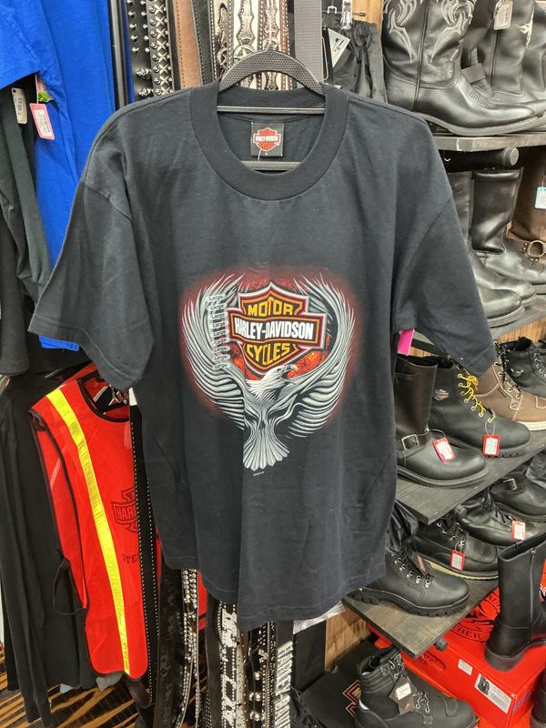 “10188 HD BN Men's Short Sleeve Blue Ridge Hickory North Carolina Tee (4) Large