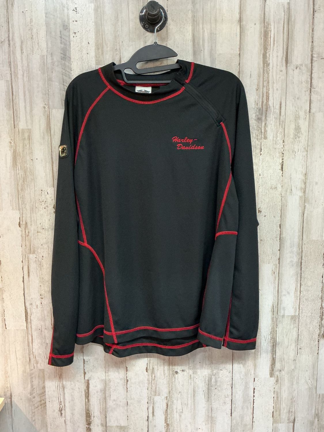 10190 HD Men's Black &amp; Red  HD Long Sleeve XL