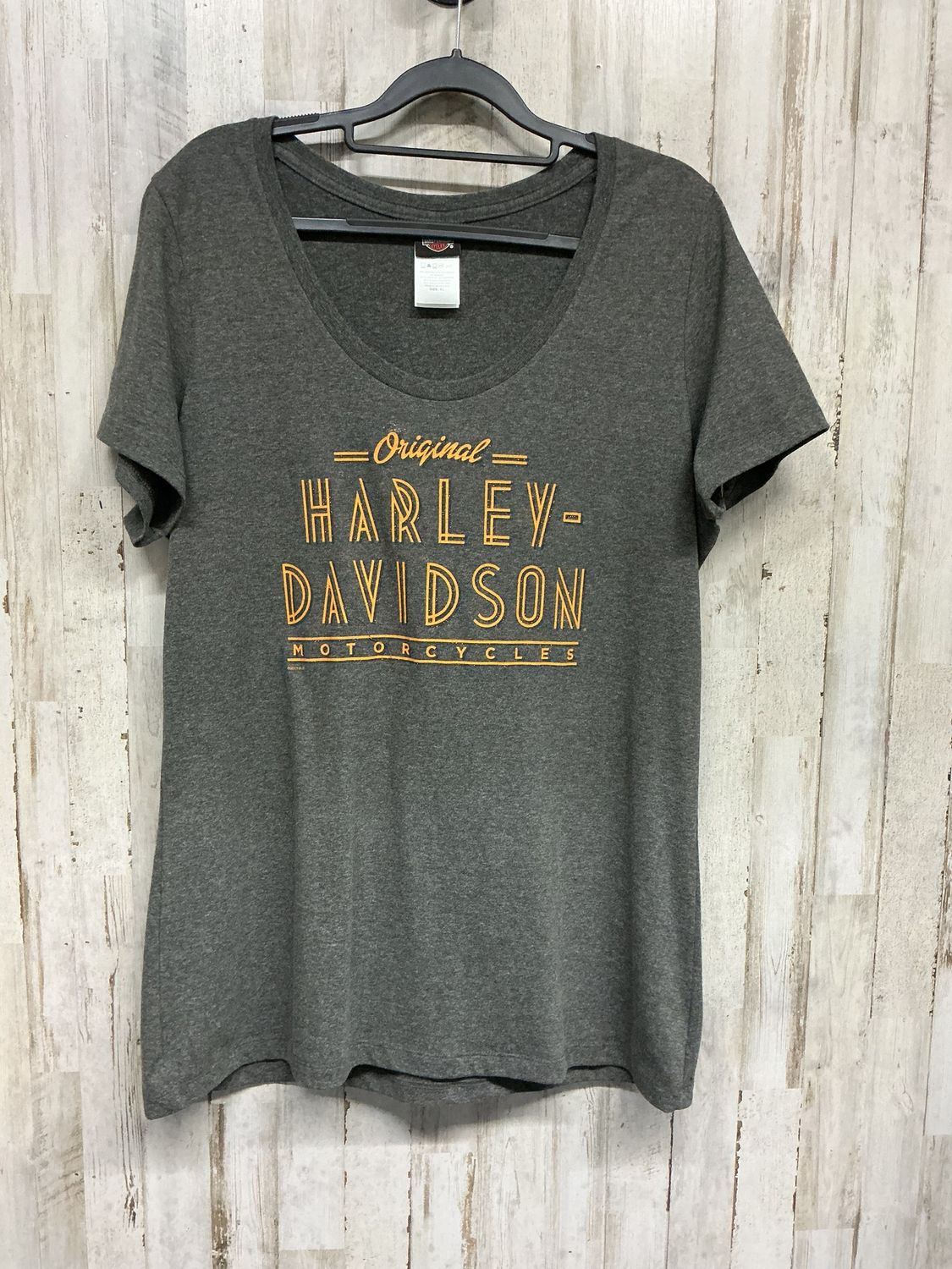 10203 HD Women's Dark Grey W/ Orange HD Short Sleeve Size XL