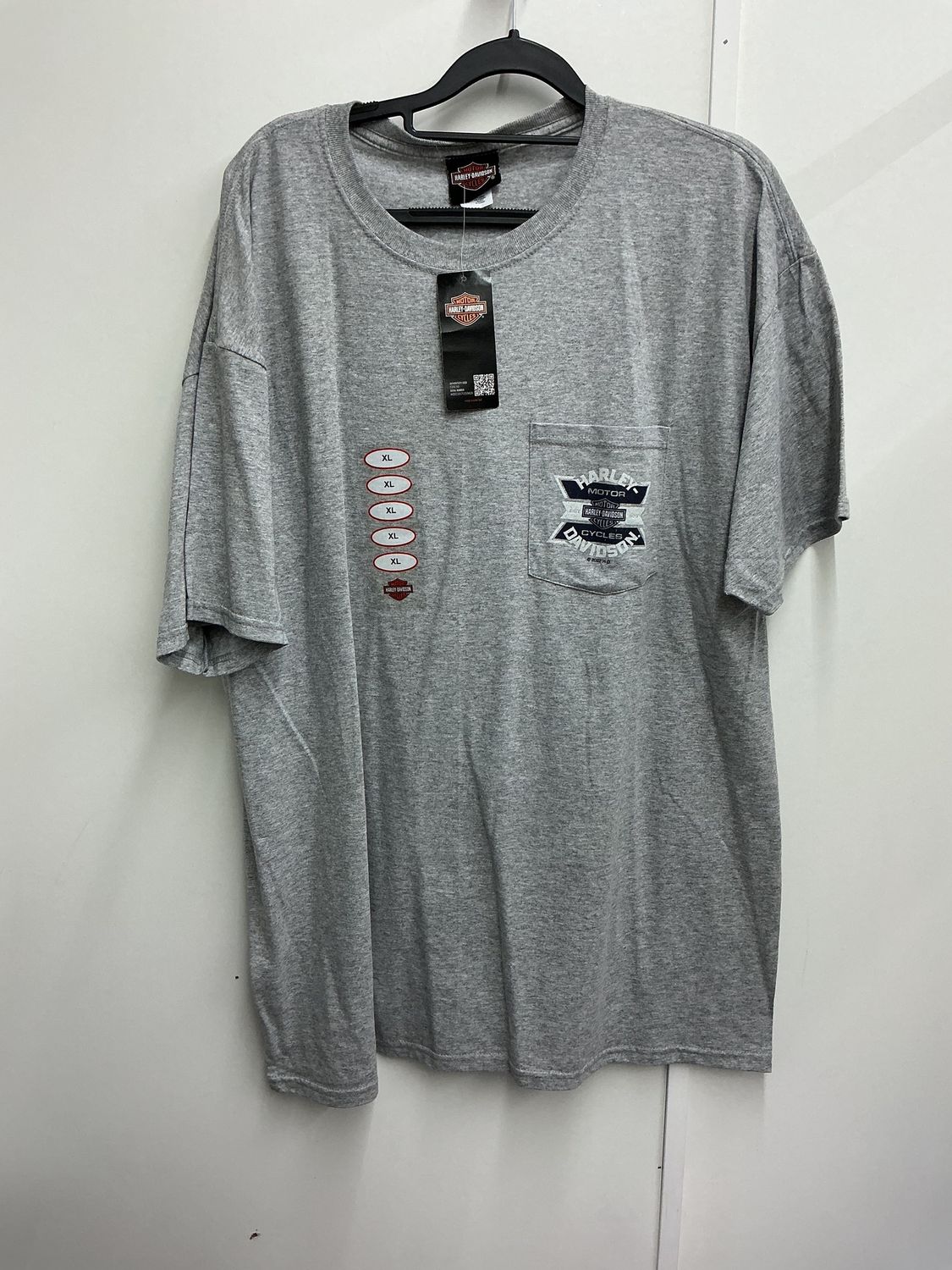 10001 HD Men's BNWT Heather Grey W/Cowboy Austin TX Short Sleeve XL