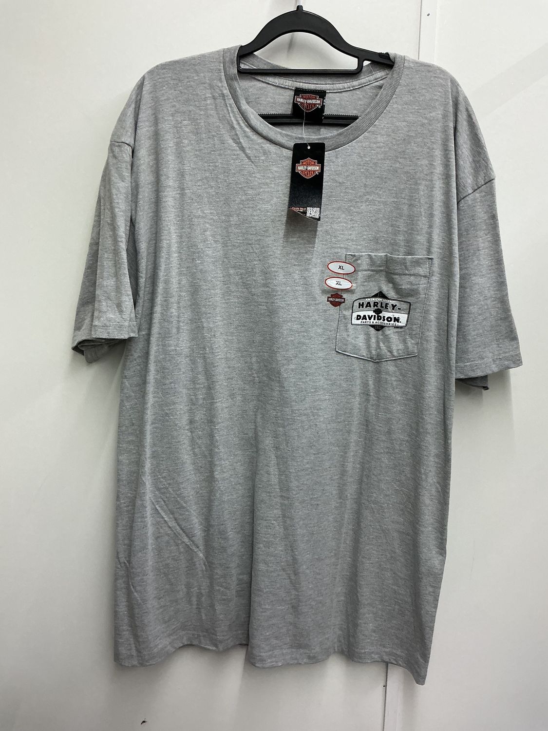 10001 HD Men's BNWT Heather Grey Black Wrench Columbus IN Short Sleeve XL