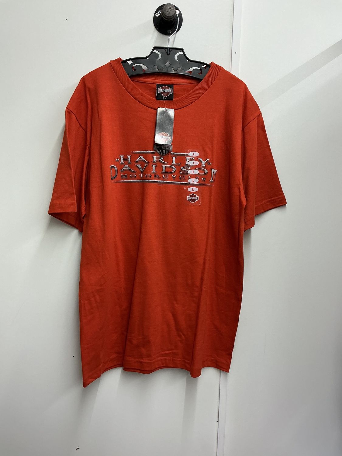 10223 HD Men's BNWT Orange W/ Black BN&amp;S Historic Sanford FL T-Shirt Large