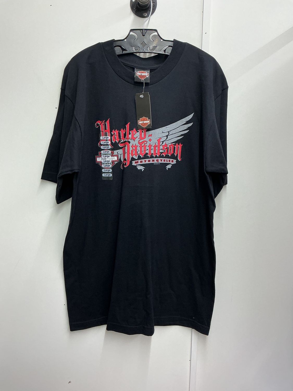 10223 HD Men's BNWT Black W/ Red B&amp;S Orlando FL T-Shirt Large