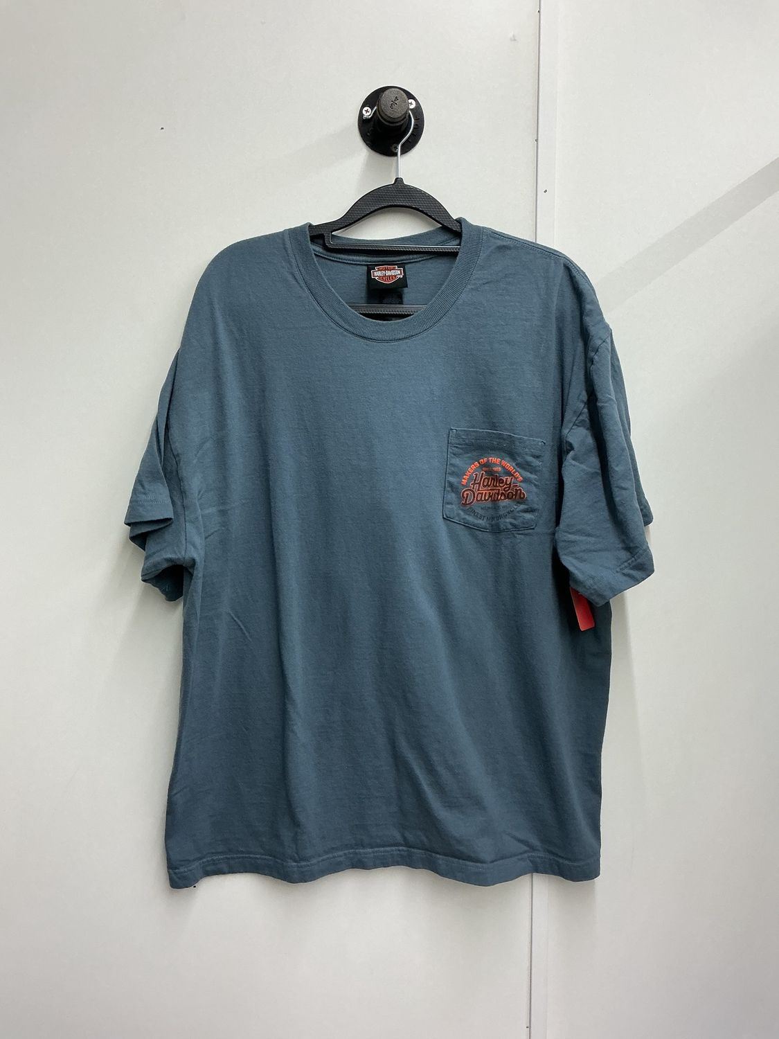 10224 HD Men's Blue W/ Grey Engine Rocky Top Pigeon Forge TN Short Sleeve XL