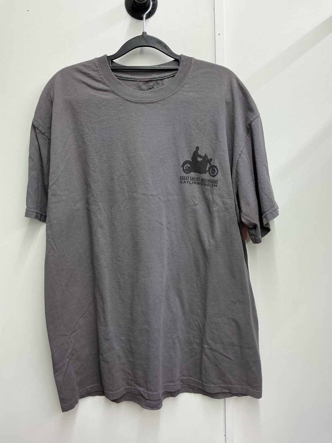 10224 Mtn Life Grey W/ Black Bike Beautiful Highway Gatlinburg TN Short Sleeve XL