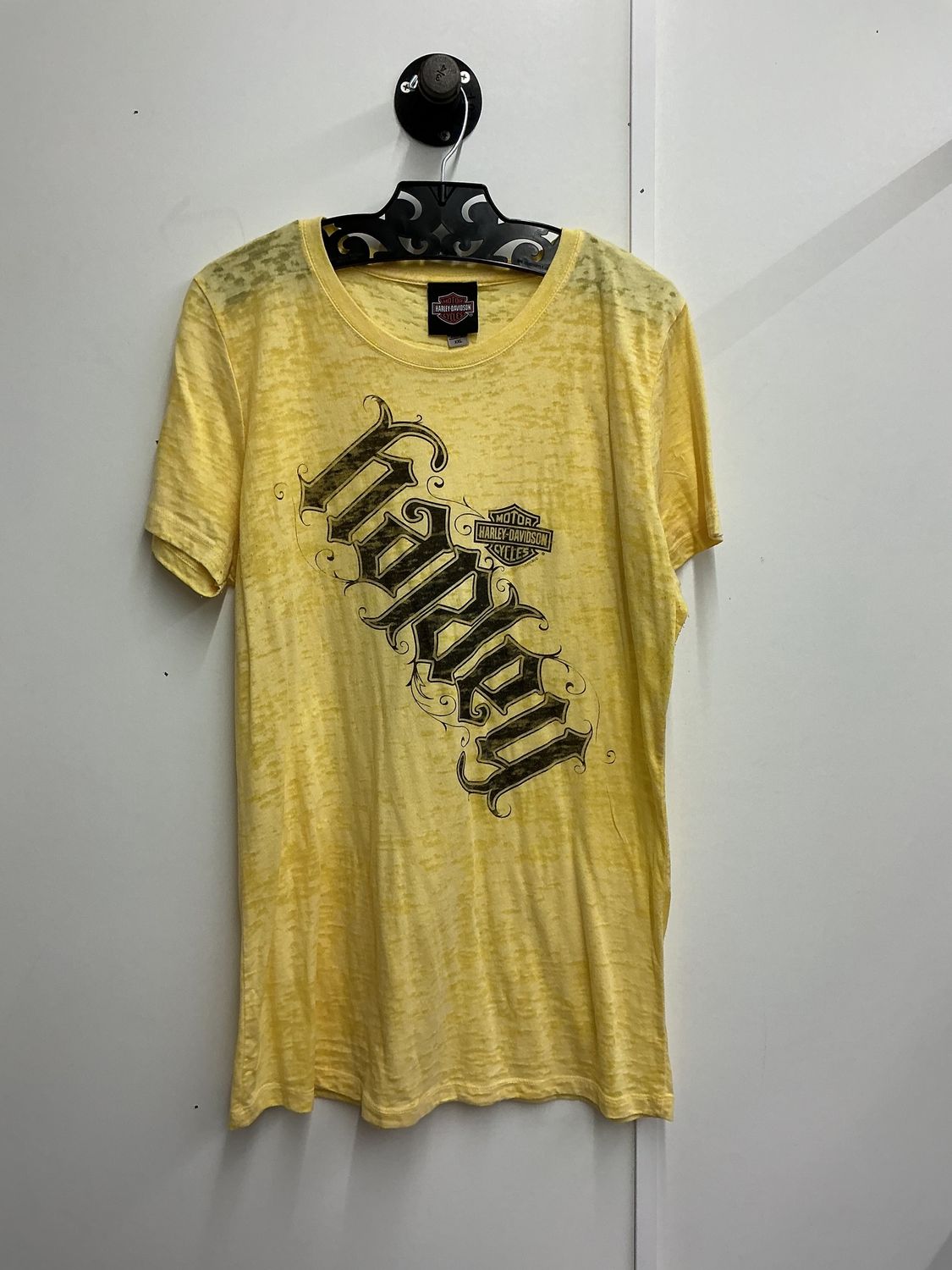 10001 HD Women's Yellow W/ Black HD Pigeon Forge TN Short Sleeve 2XL