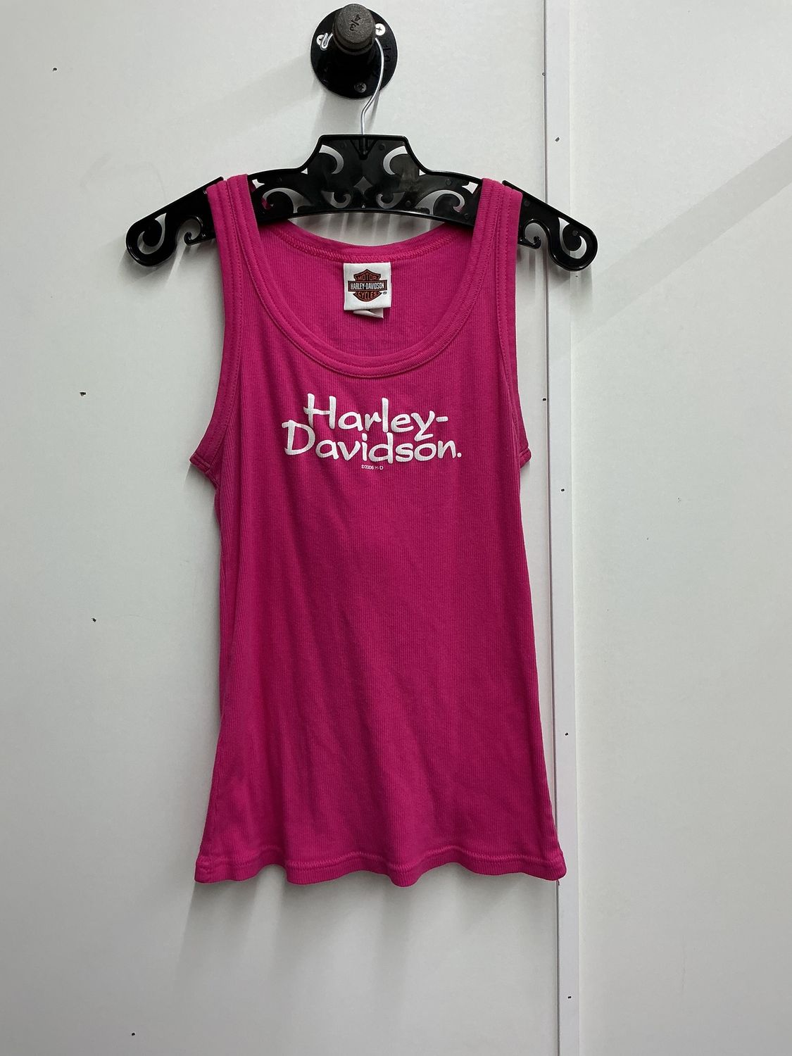 10001 HD Women's Hot Pink W/ White HD Myrtle Beach Tank Top Medium