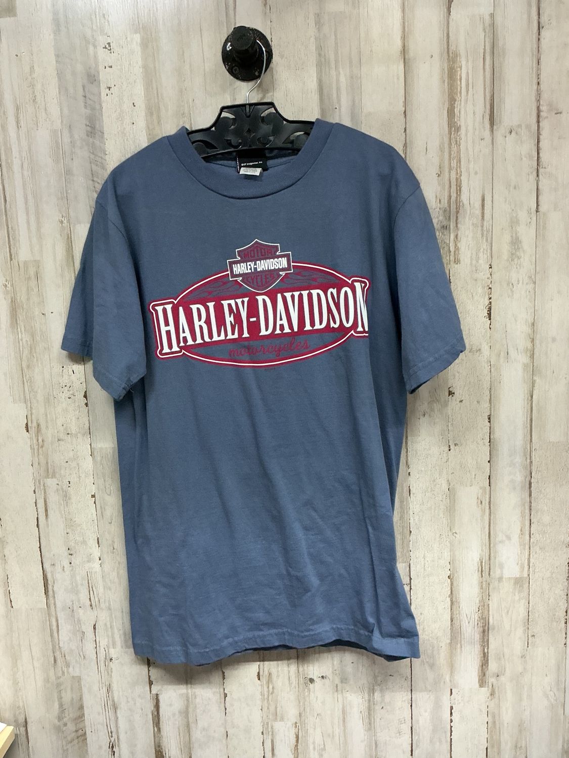 10223 HD Men's Blue Mike's Famous HD New Castle DE T-Shirt  Size M