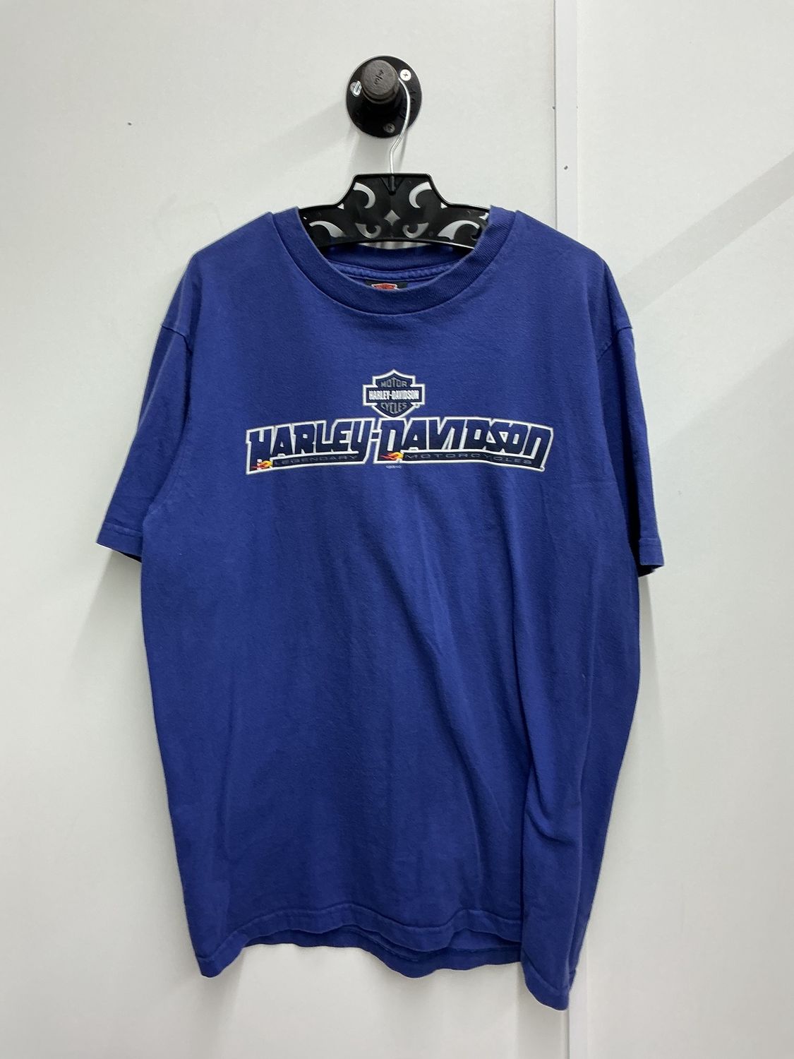 10223 HD Men's Blue Legendary Motorsports Brandon FL T-Shirt Size L