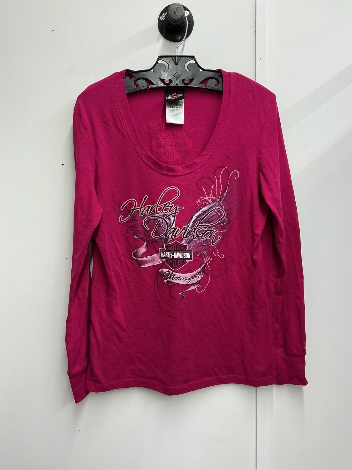 10225 HD Women's Blue W/ Pink &amp; White Eagle Baltimore MD LS Small