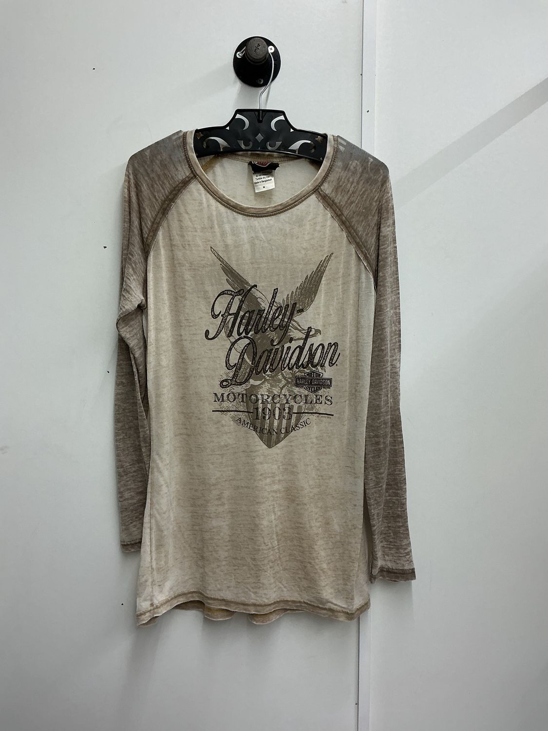 10227 HD Women's Tan &amp; Brown W/ Eagle New River HD LS Medium