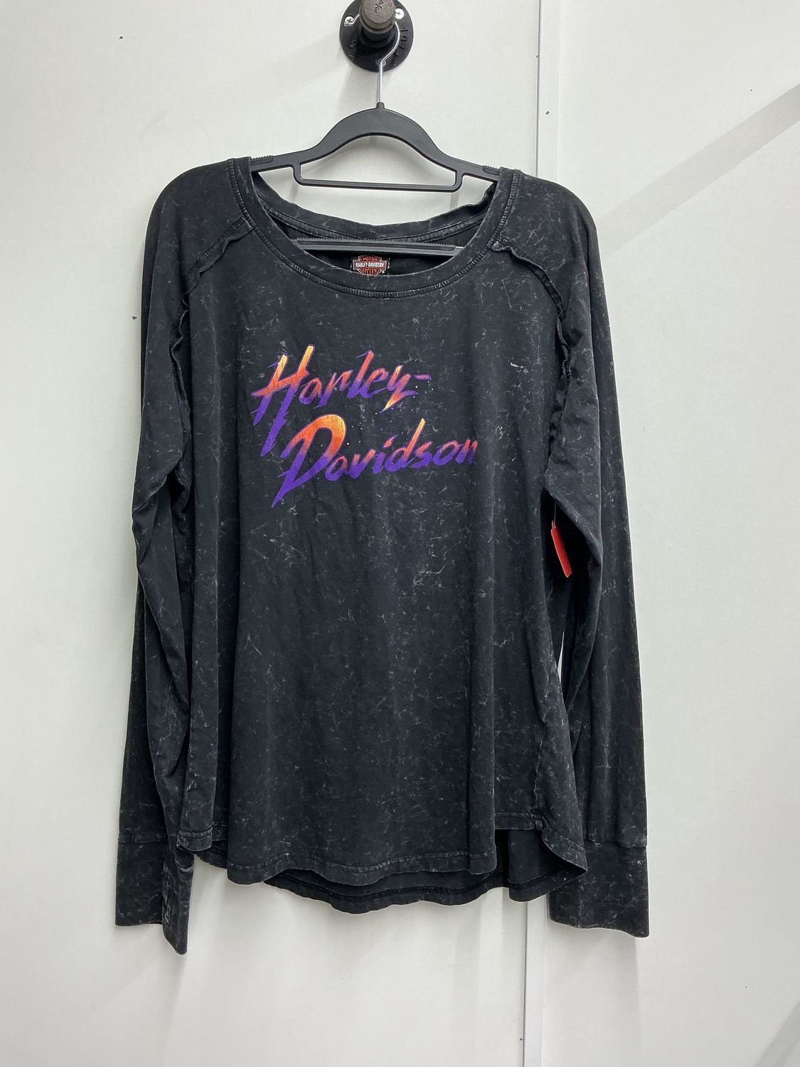 10230 HD Women's Black W/ Purple &amp; Orange HD Boneyard Long Sleeve 3XL