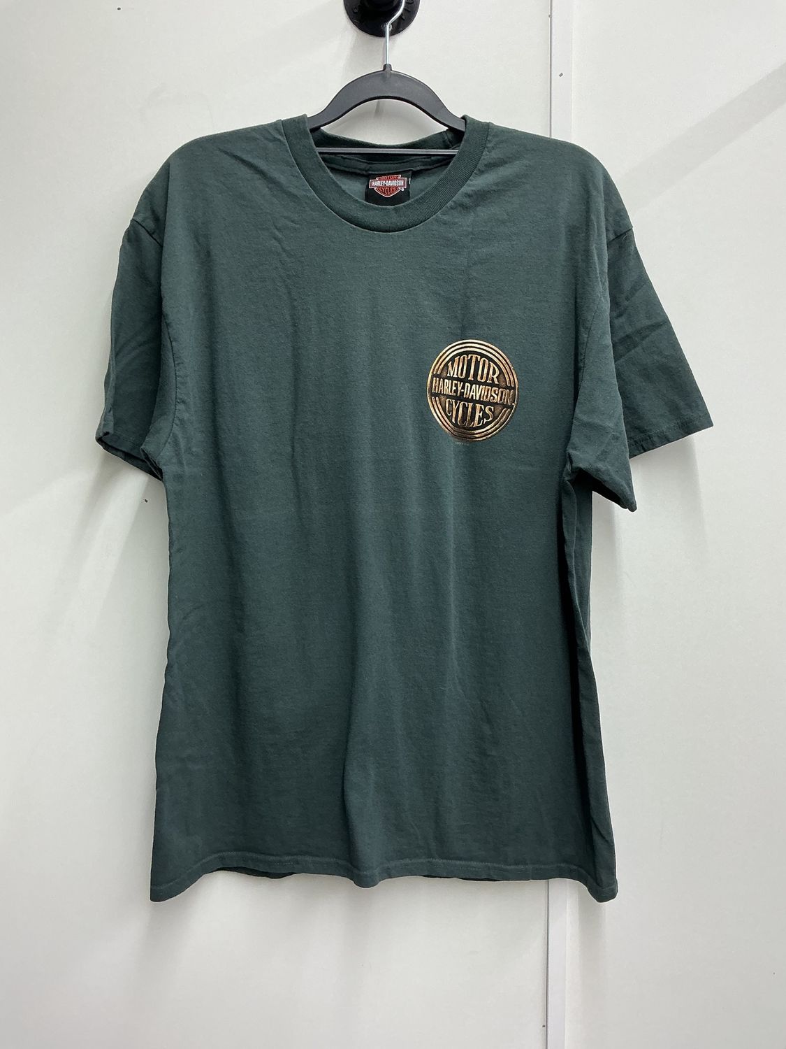 0001 HD Men's Green W/ Gold HD Asheville T-Shirt Large