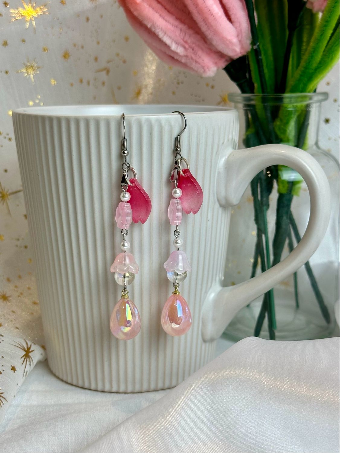 Boucles d’oreilles « Cerisier »