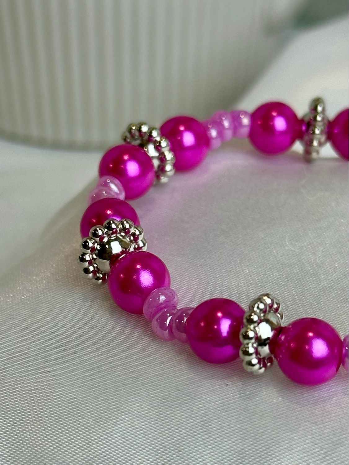 Bracelet « Pink cloud »