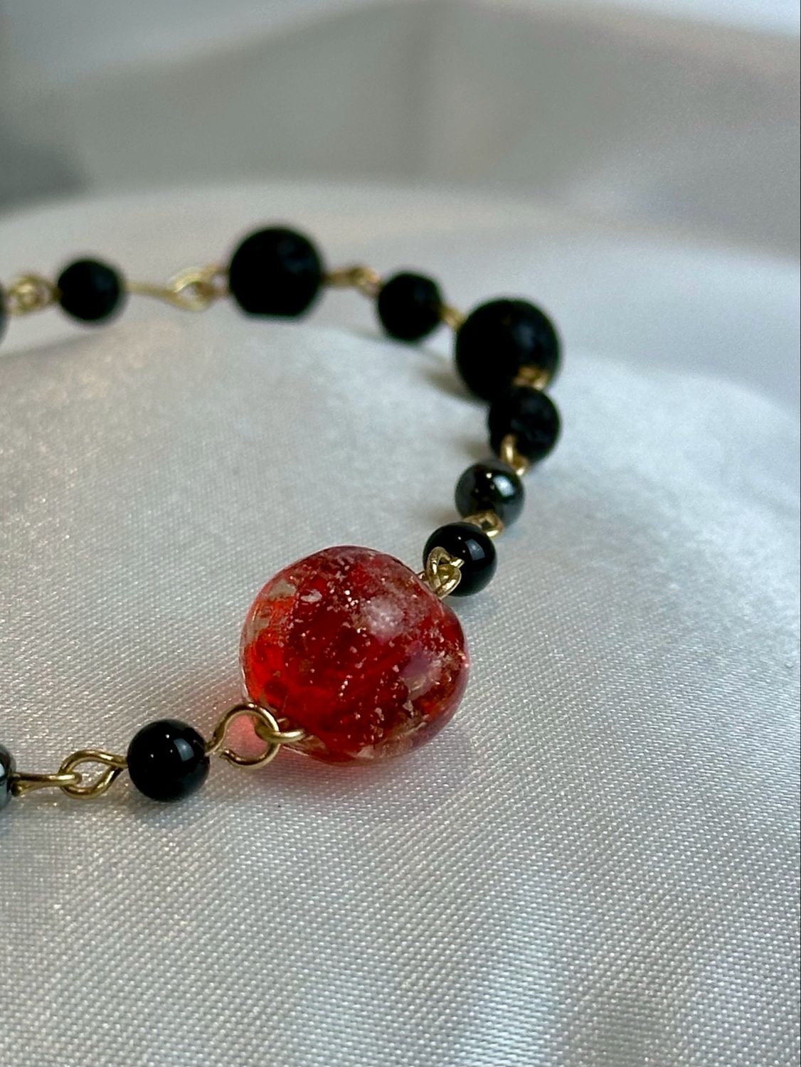 Bracelet « Fleur de pavot »