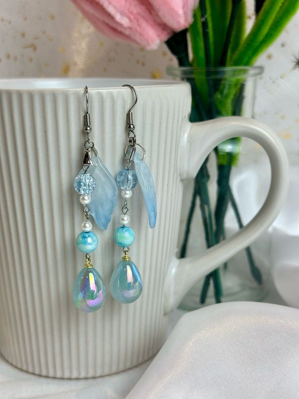 Boucles d’oreilles « Premières gelées »