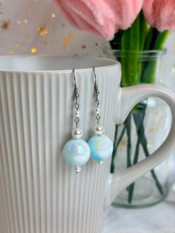 Boucles d’oreilles « Sky bubblegum »
