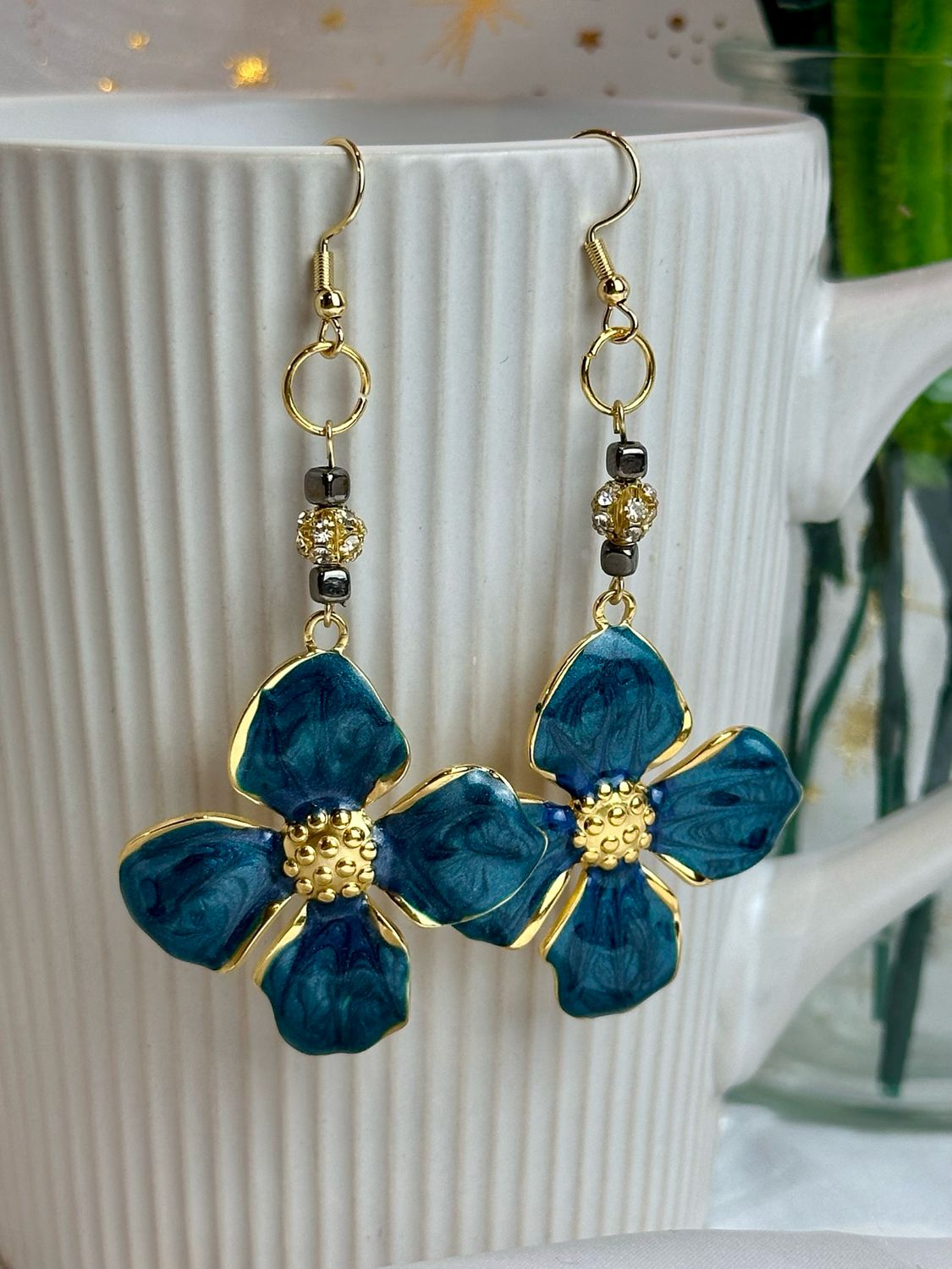Boucles d’oreilles « Water Flowers »