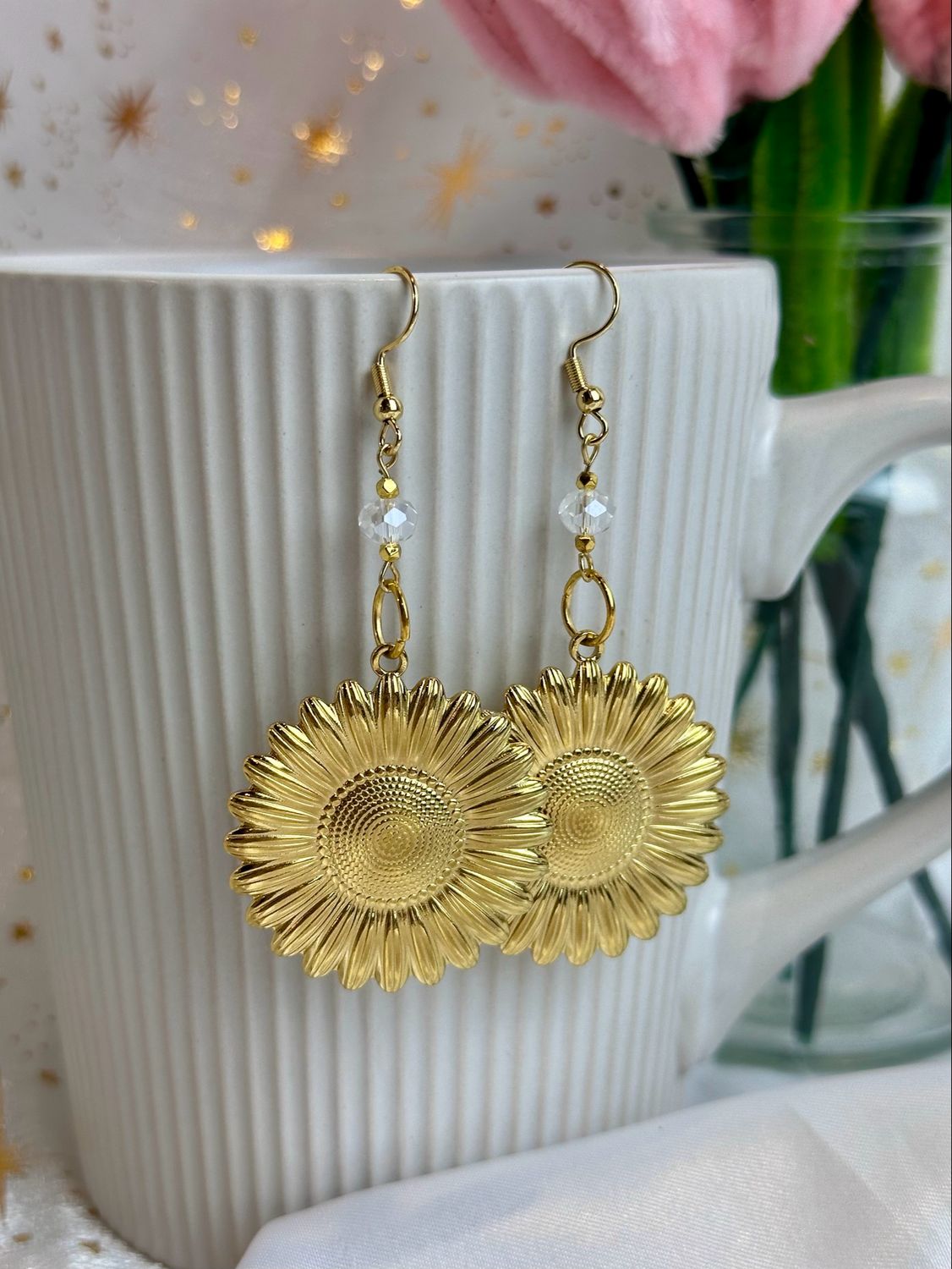 Boucles d’oreilles « Sunflowers »