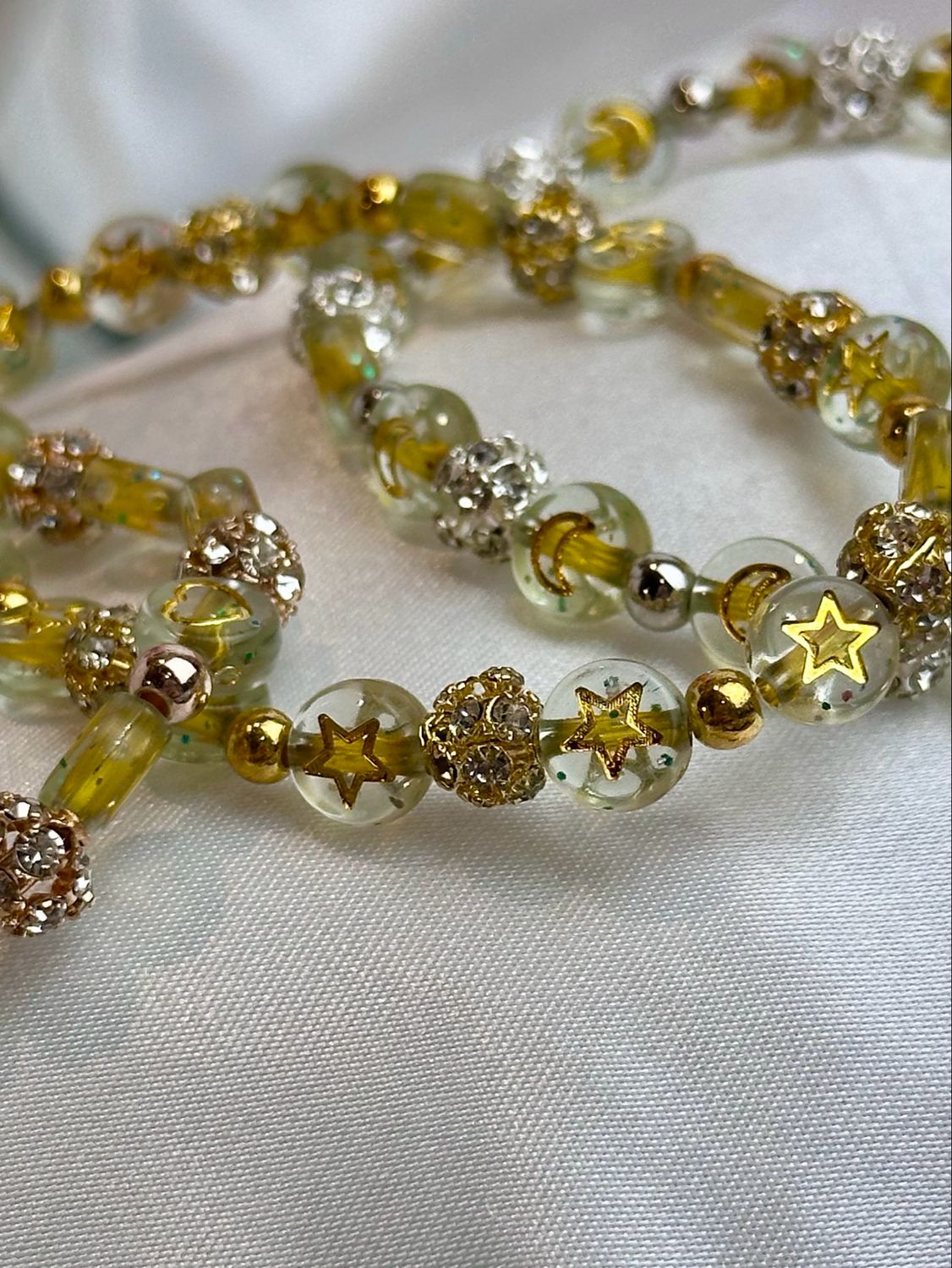 Lot de bracelets « Trio doré »
