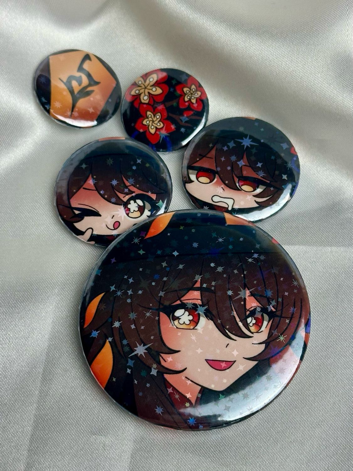 HuTao badges - Genshin Impact