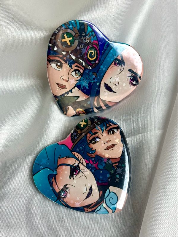 Isha and Jinx badges - Arcane