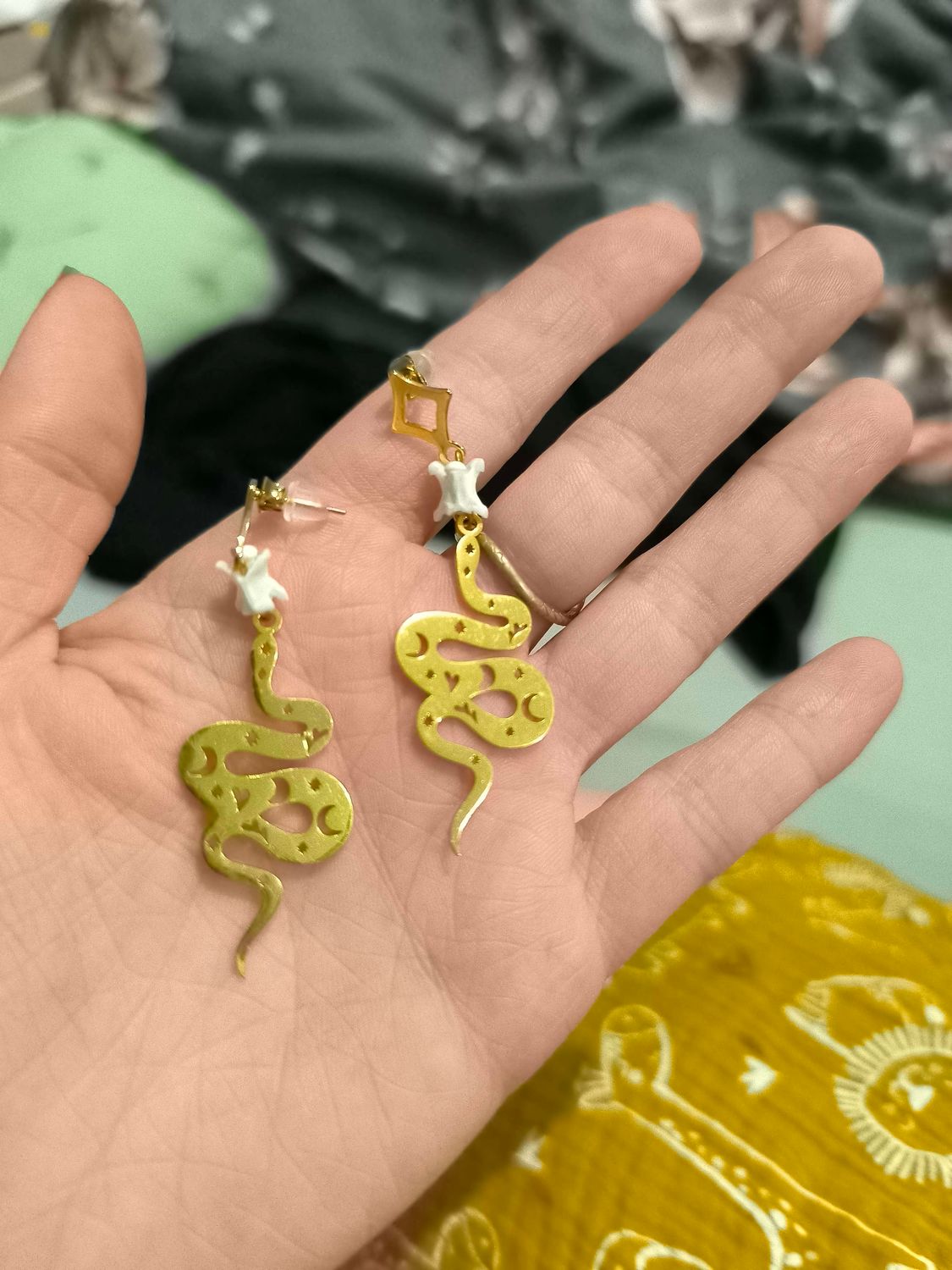 Boucles d’Oreilles “Appel du Serpent”