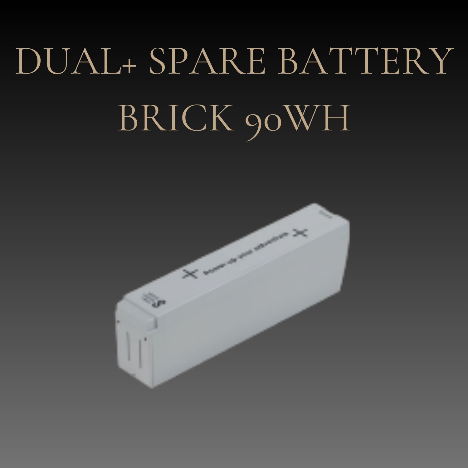 DUAL+ SPARE BATTERY BRICK 90WH DUAL+ SPARE BATTERY BRICK 90WH