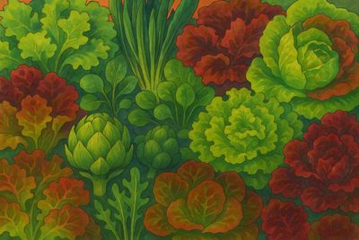 Salat &amp; Blütengemüse