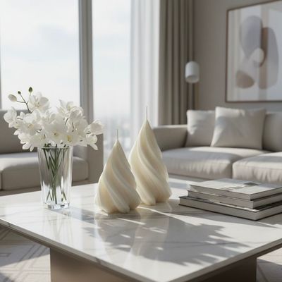 Świeca dekoracyjna Choinka Duża | Choinka spiralna