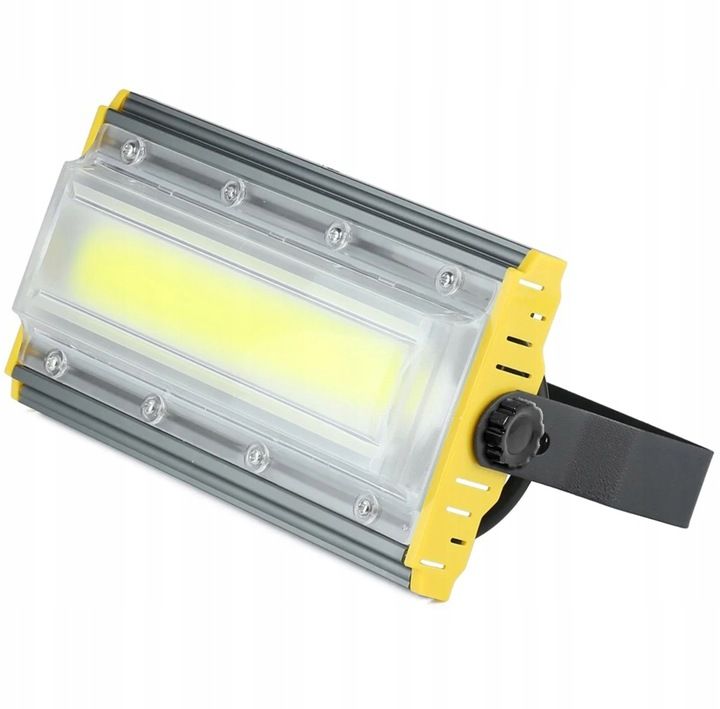 HALOGEN LAMPA NAŚWIETLACZ DO GARAŻU WARSZTATU LED COB 50W LINIOWY 5000LM
