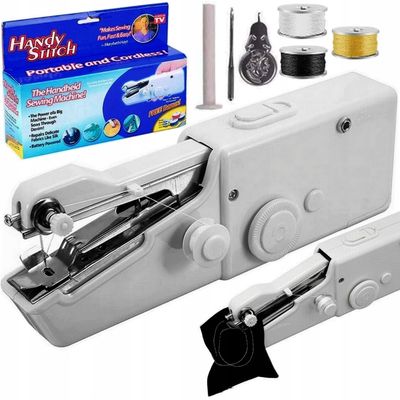 MINI MASZYNA RĘCZNA DO SZYCIA NA BATERIE HANDY STITCH ELEKTRYCZNA PRZENOŚNA