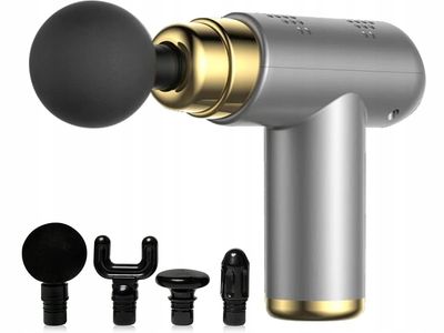 MINI PISTOLET DO MASAŻU CIAŁA MIĘŚNI MOCNY MASAŻER MASSAGE GUN PRZENOŚNY