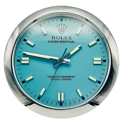 Oyster Perpetual Wall Clock | Tiffany Style