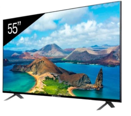 TV LED TV 55" SMART 2 CONTROLES REMOTOS ROYAL