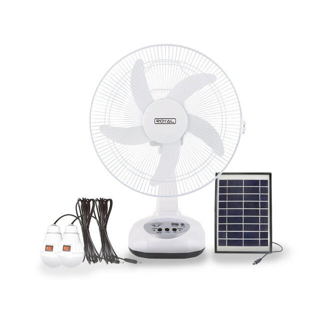 VENTILADOR RECARGABLE Y PORTABLE 16" ROYAL