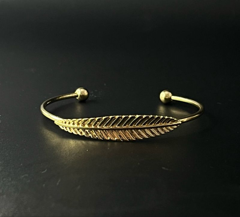 Bracelet AYA Plume Doré