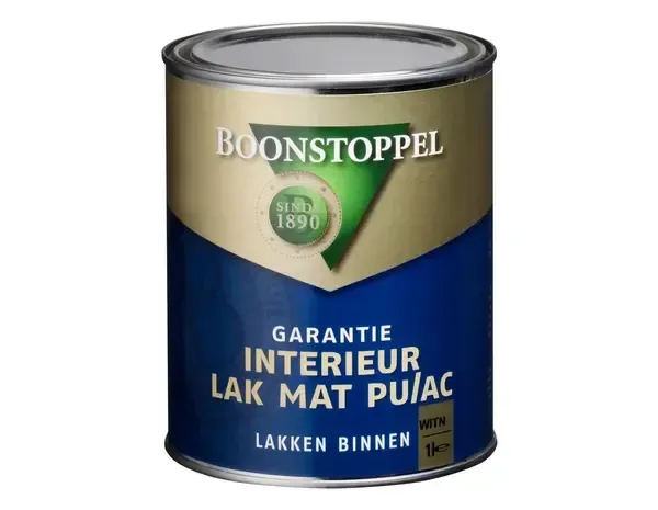Boonstoppel verf Garantie Interieur Lak Mat PU/AC