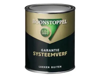 Boonstoppel verf Garantie Systeemverf