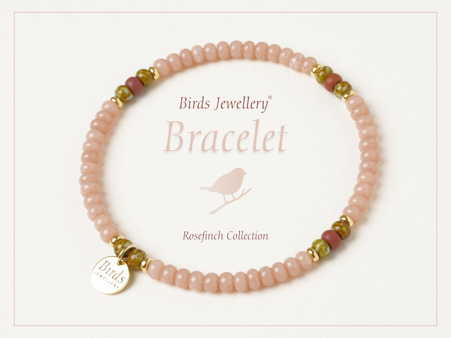 Bracelet | Pink | Green | Golden Silver