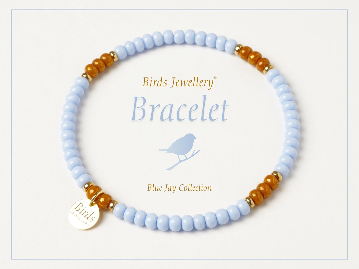 Bracelet | Blue | Caramel | Golden Silver