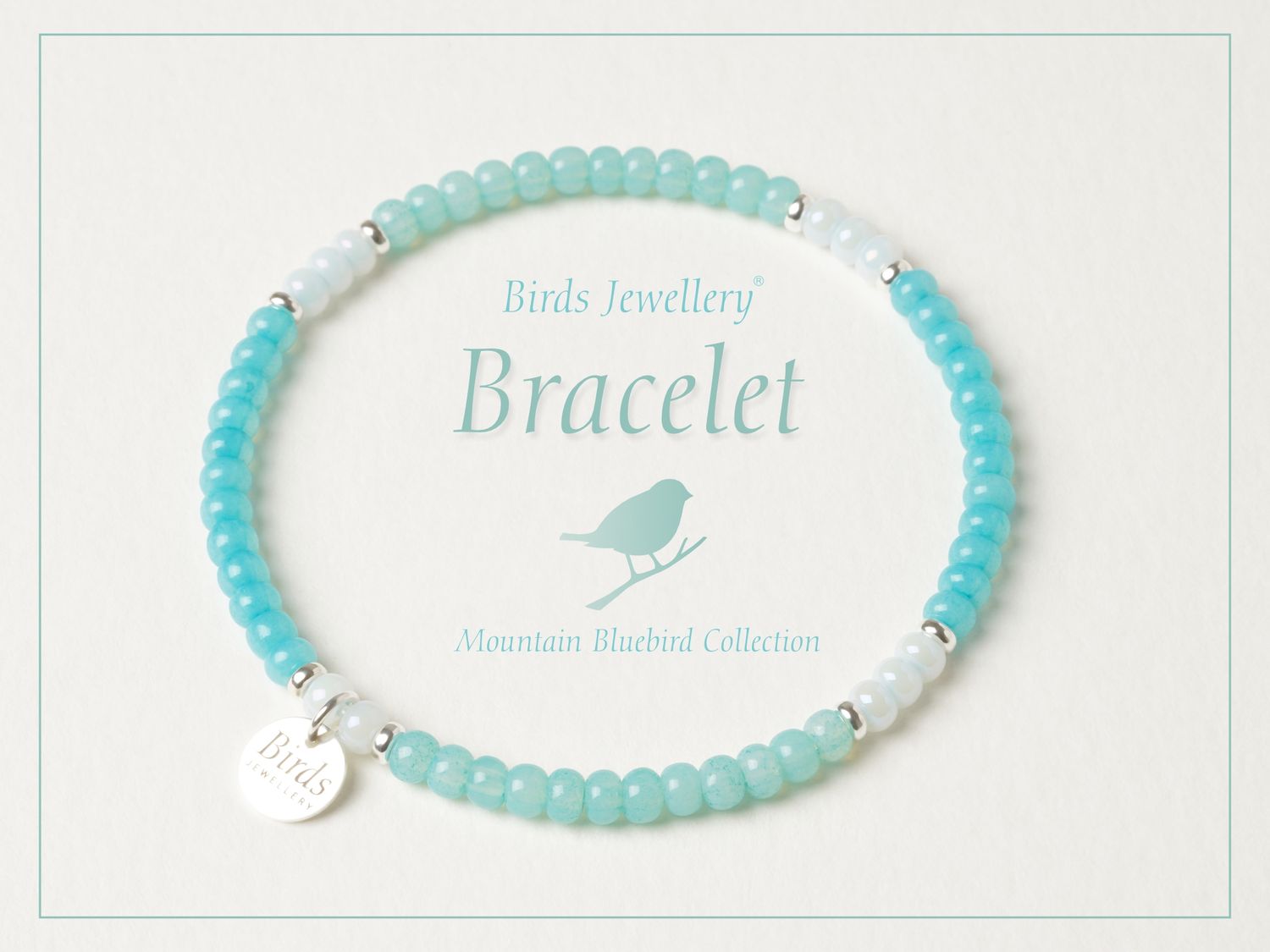 Bracelet | Mint Blue | Capri | Aquamarine | Silver