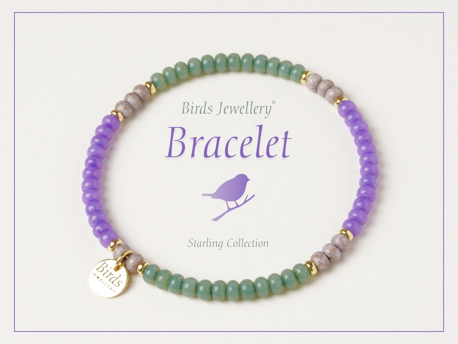 Bracelet | Amethyst | Jade | Golden Silver